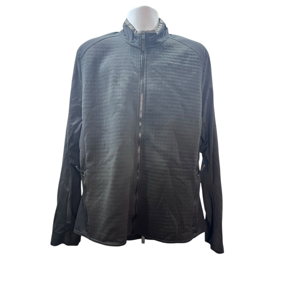 Adidas Women's Black Running Jacket XL Windbreaker